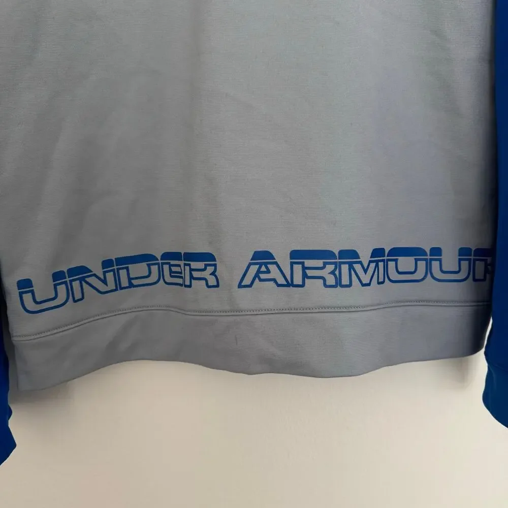 Under Armour Loose Fit, Zip Down Jacket in Blue/Gray
